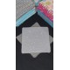 Lingettes 12X12cm par 3 "Etoiles Gris"